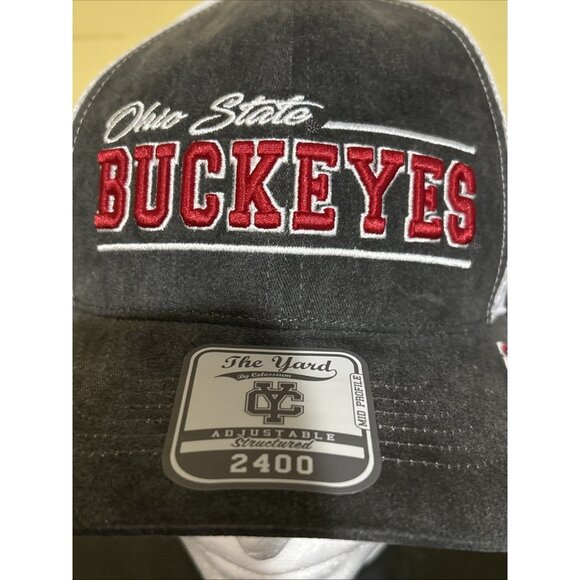 NEW Ohio State Buckeyes Colosseum Red Trucker Snapback Cap Hat Adult OSFM - Picture 2 of 11